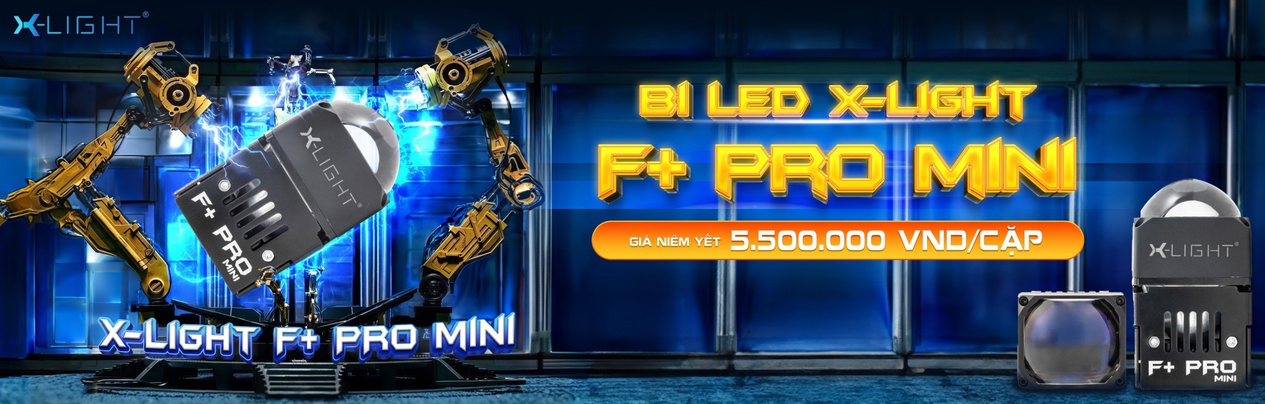 BI LED X-LIGHT F+ PRO MINI